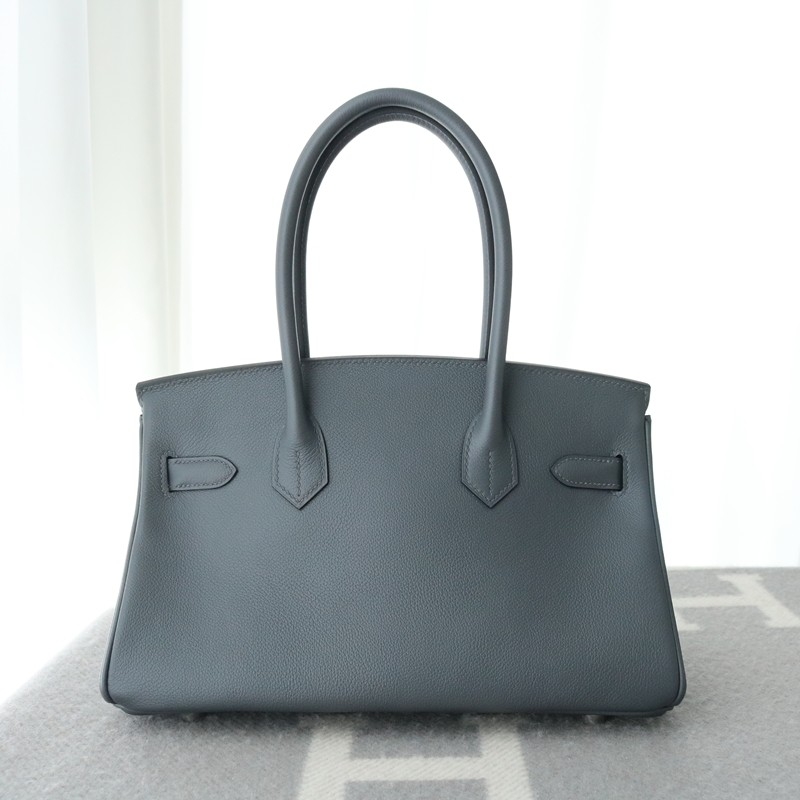 Hermes Shoulder Birkin Light 29 in Ardoise evercolor with Phw