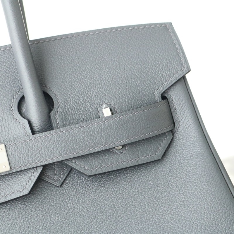 Hermes Shoulder Birkin Light 29 in Ardoise evercolor with Phw