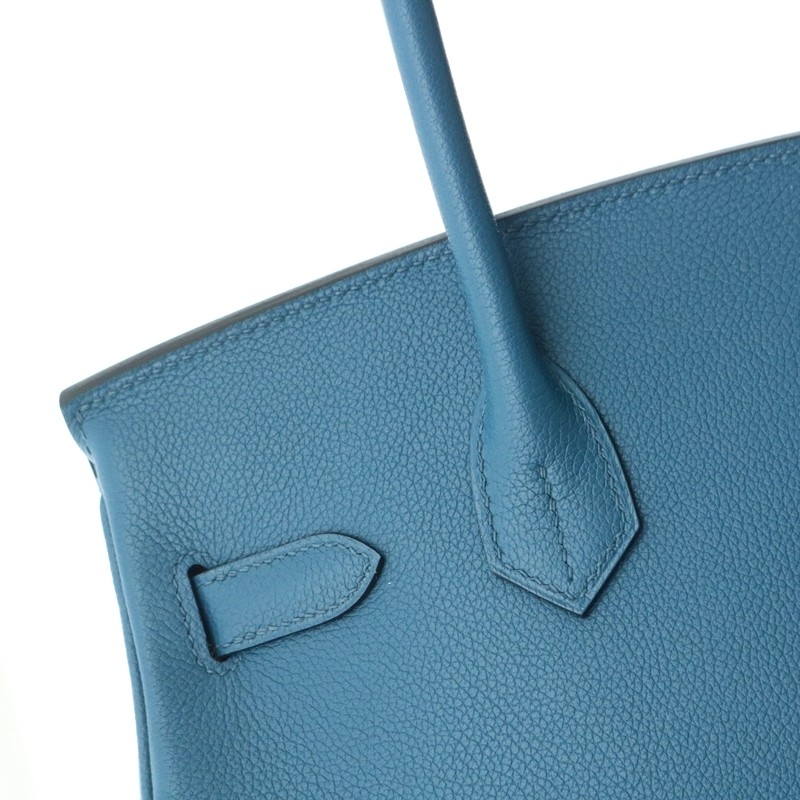 Hermes Shoulder Birkin Light 29 in Blue deep evercolor with Ghw