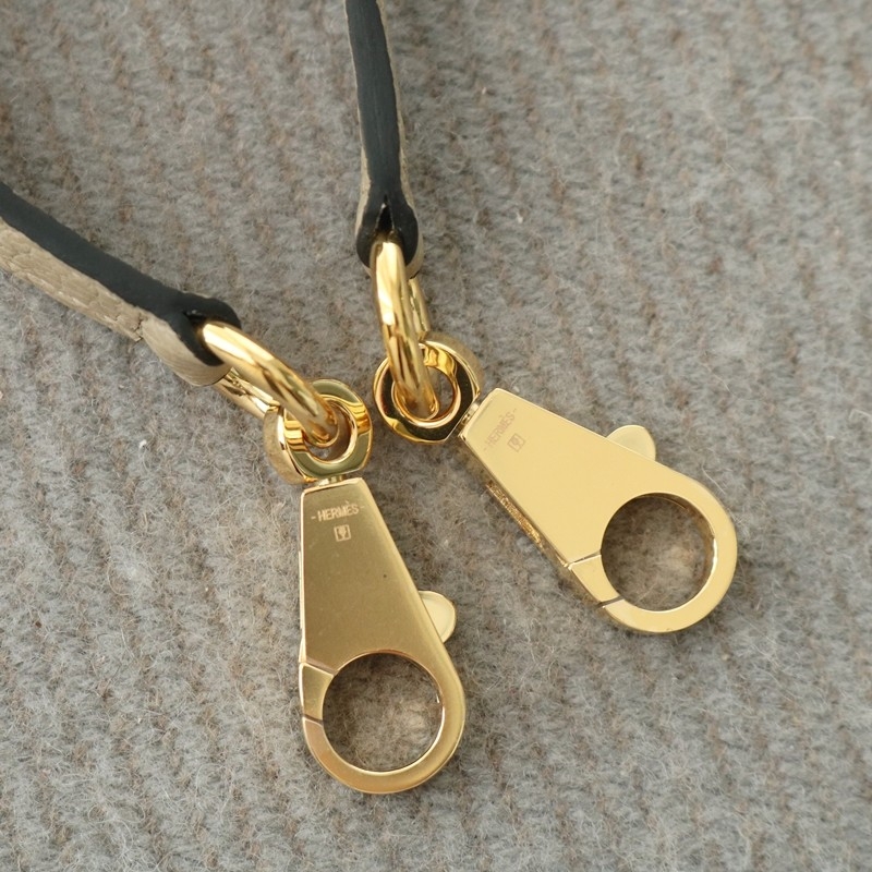 Gris TourtereIIe togo strap hooks ghw for birkin 25/birkin 30/birkin 35