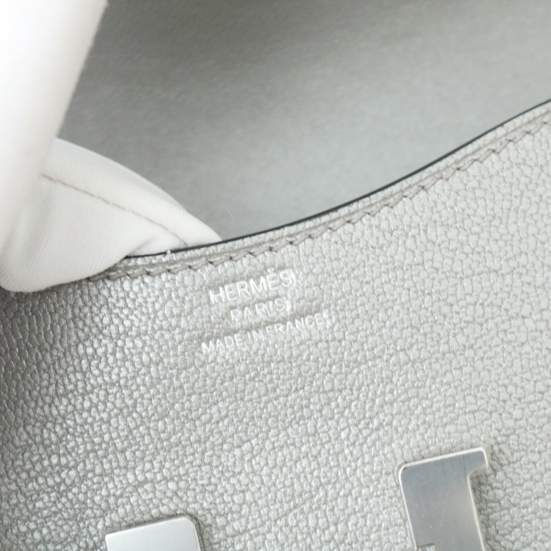 Metallic Olympic Silver cherve Constance Slim With Phw