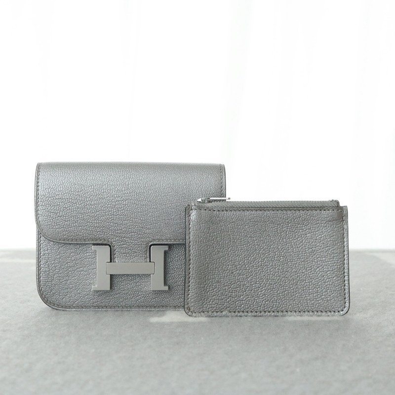 Metallic Olympic Silver cherve Constance Slim With Phw