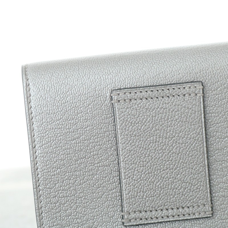 Metallic Olympic Silver cherve Constance Slim With Phw