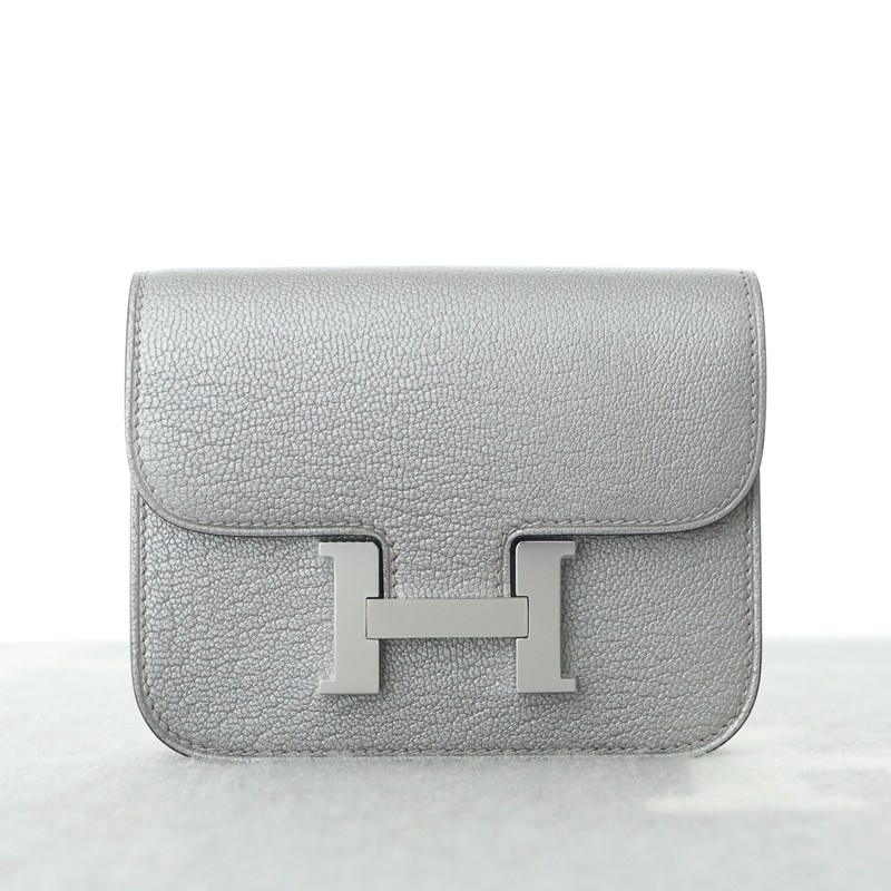Metallic Olympic Silver cherve Constance Slim With Phw