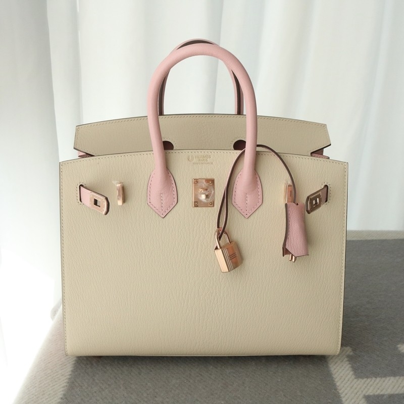 I2 Nata and rose sakura cherve birkin 25 with RGWH