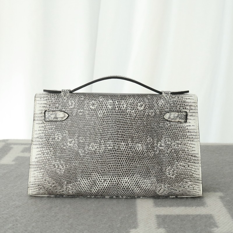 1B Ombre lizard kelly pochette with rghw