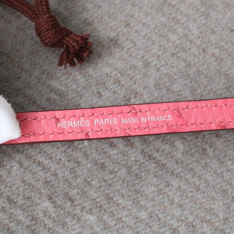 5P Bubblegum Ostrich Kelly Mini II With PHW