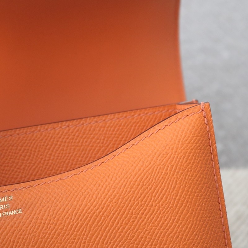 93 Orange etoupe epsom constance 18cm GHW