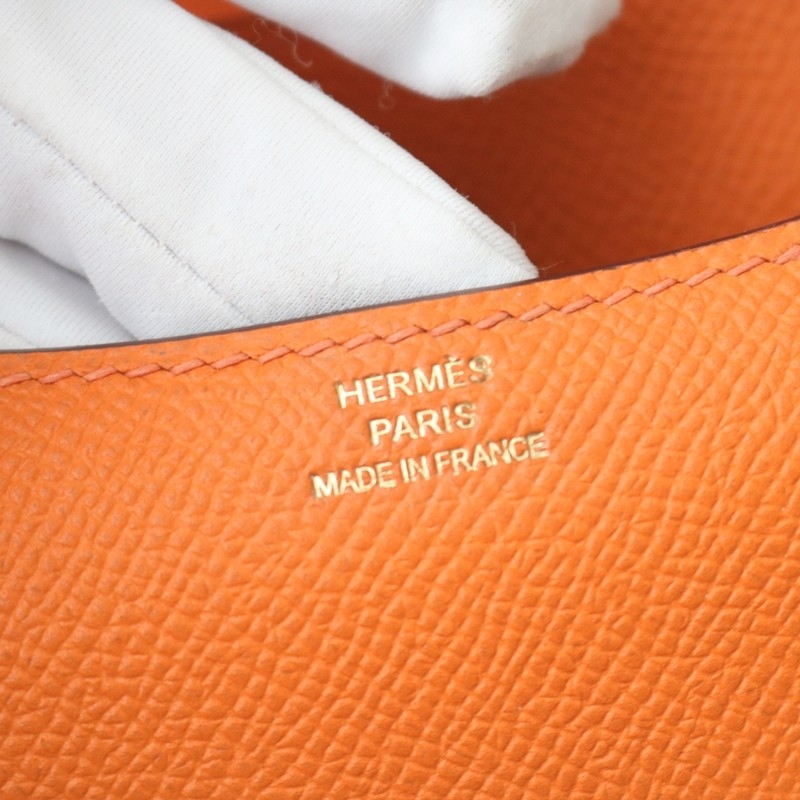 93 Orange etoupe epsom constance 18cm GHW