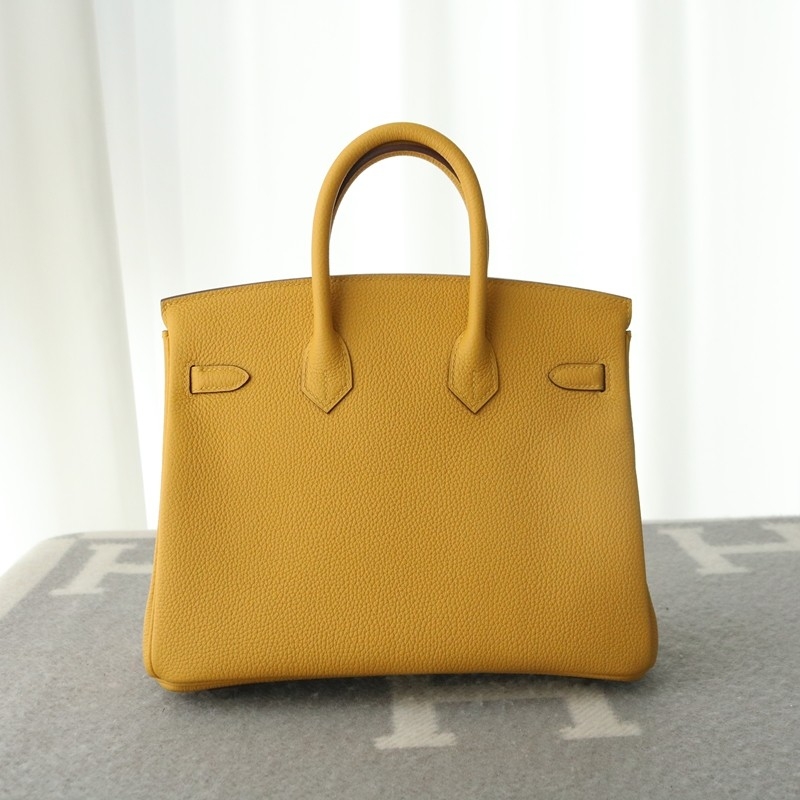 9D Jaune Amber togo birkin 25cm with phw