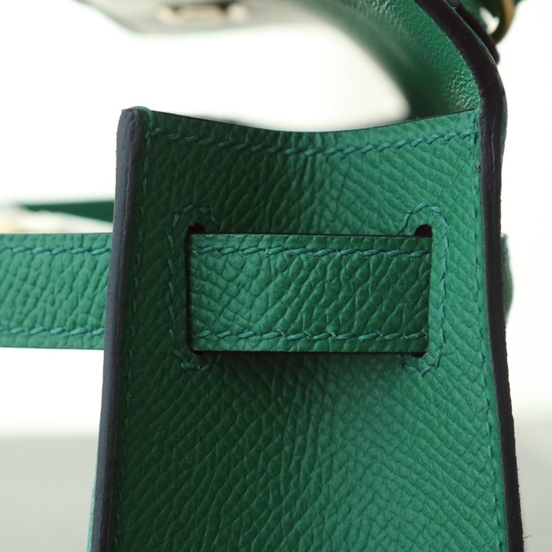 C37 GOLD epsom mini kelly II with GHW