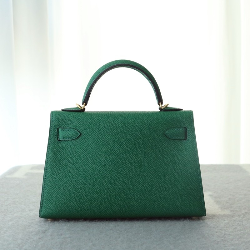 C37 GOLD epsom mini kelly II with GHW