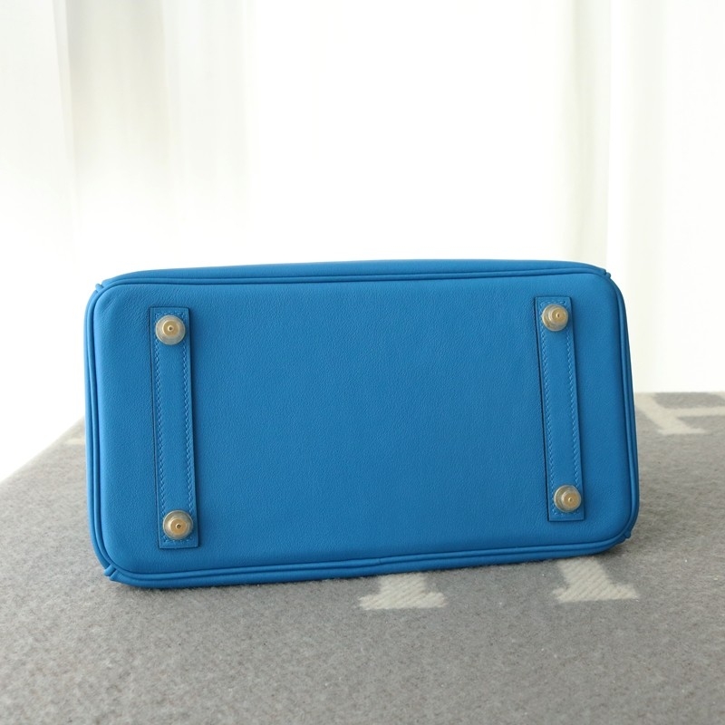 Bk3 blue zanzibar swift birkin 25 GHW
