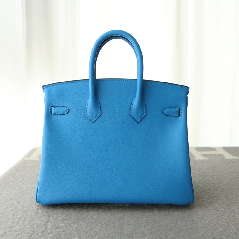 Bk3 blue zanzibar swift birkin 25 GHW