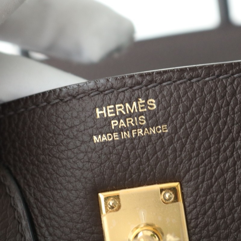 46 Ebene Togo Birkin 25 With Ghw