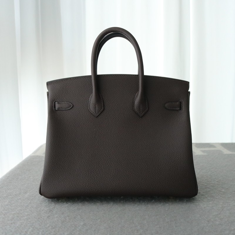 46 Ebene Togo Birkin 25 With Ghw