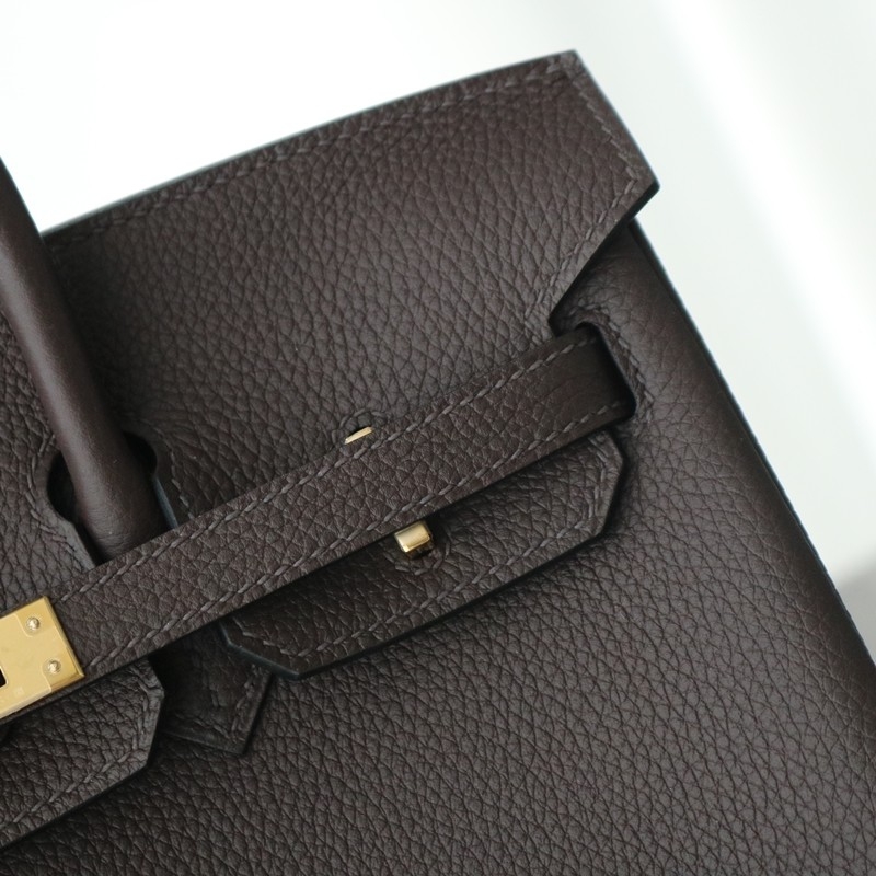 46 Ebene Togo Birkin 25 With Ghw