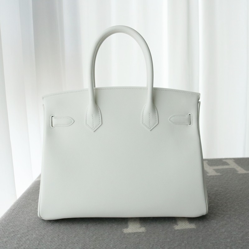 01 Blanc swift birkin 30 with ghw