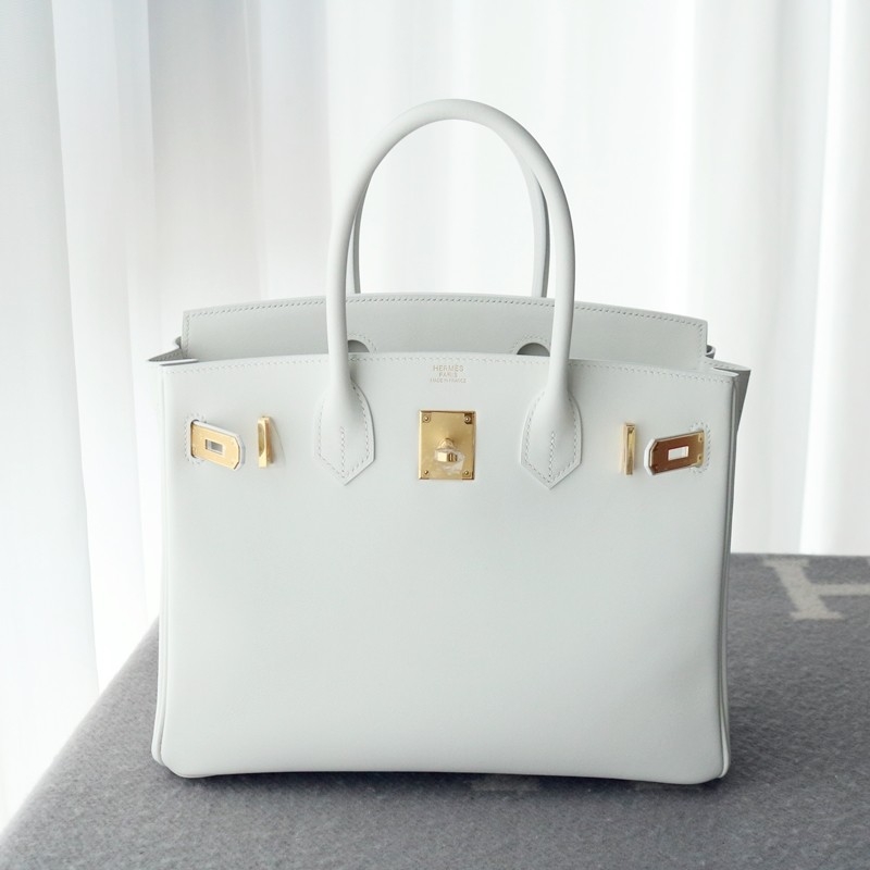 01 Blanc swift birkin 30 with ghw