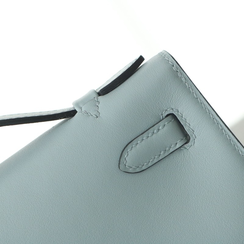 J7 Blue Line swift kelly pochette with PHW