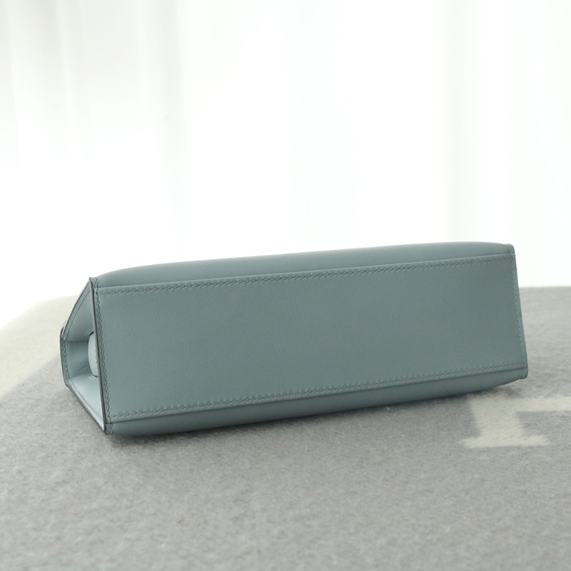 J7 Blue Line swift kelly pochette with PHW