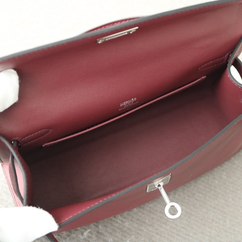 HRouge swift kelly pochette with PHW