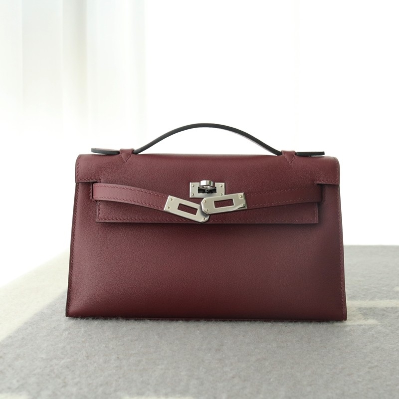 HRouge swift kelly pochette with PHW
