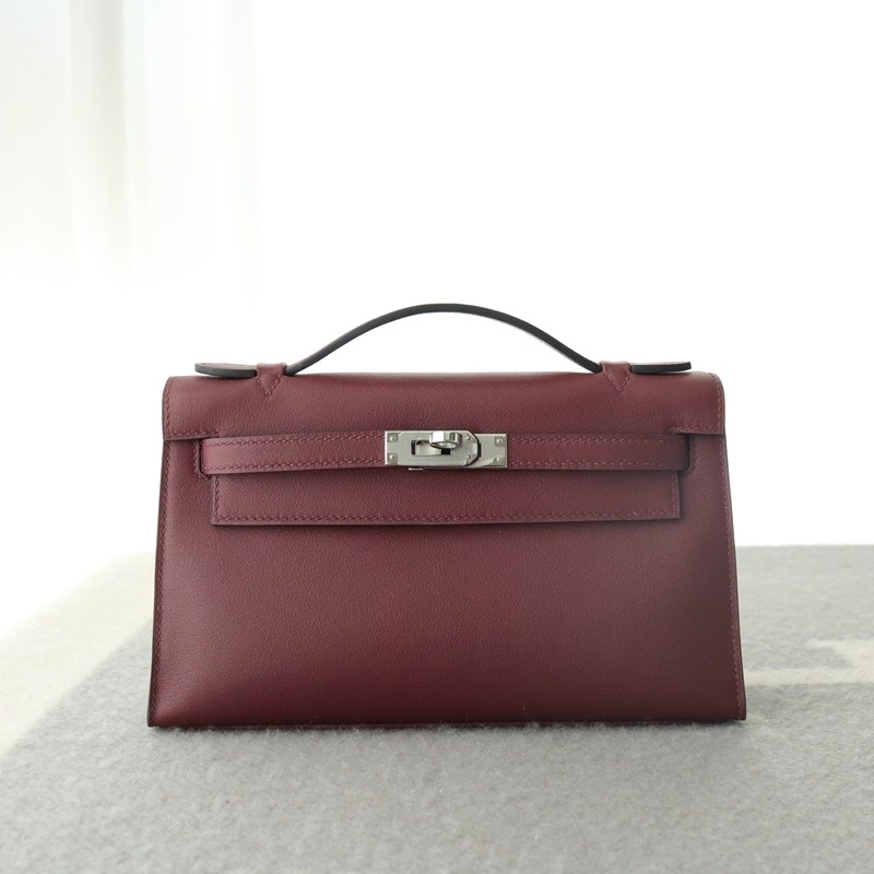 HRouge swift kelly pochette with PHW