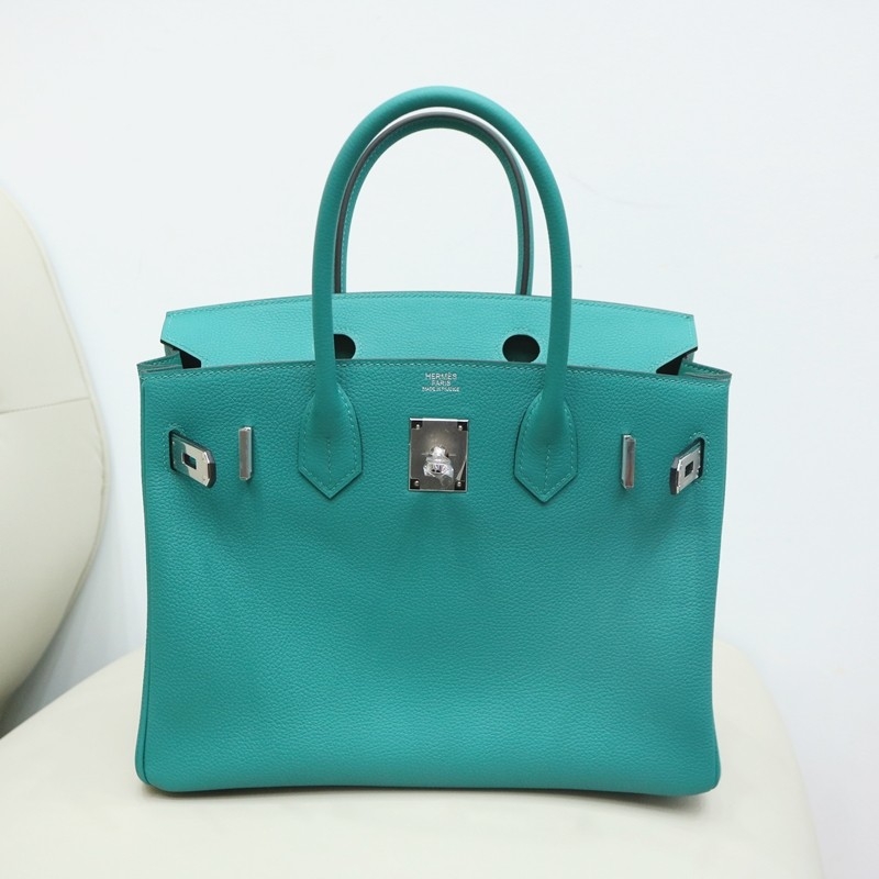 7F BIeu Paon birkin 30 Togo with phw