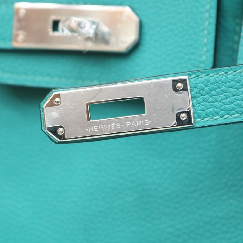 7F BIeu Paon birkin 30 Togo with phw