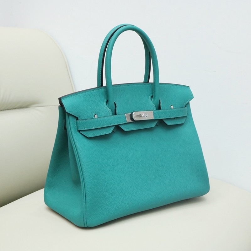 7F BIeu Paon birkin 30 Togo with phw
