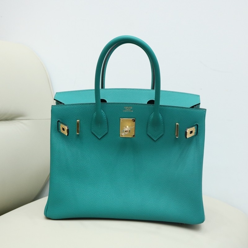 7F BIeu Paon birkin 30 Togo with ghw