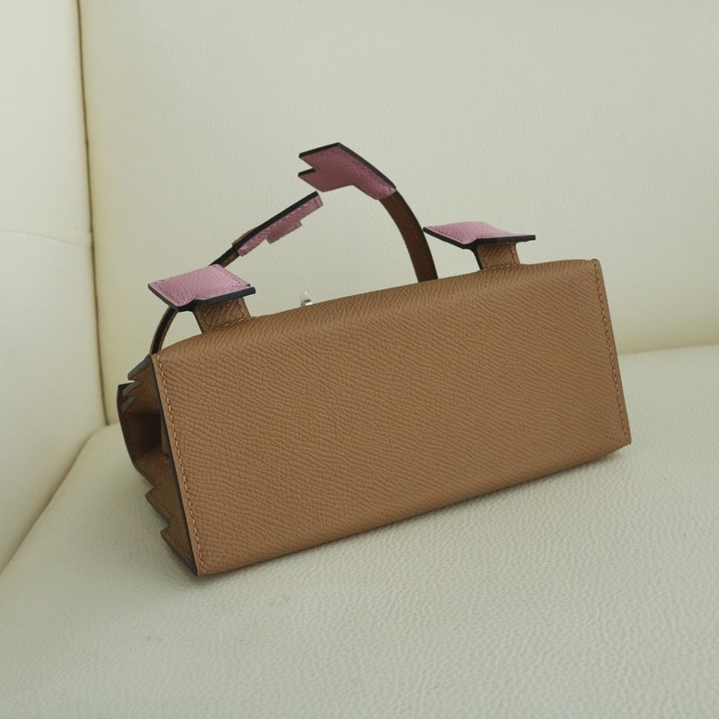 Hermès Kelly doll Picto Epsom Chai / Mauve / Terre Battue / Celeste with phw