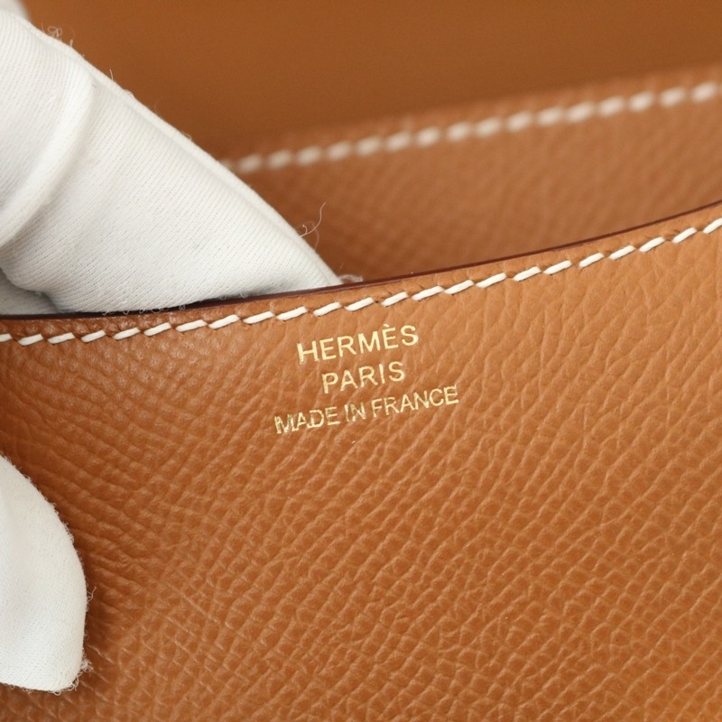 Hermes Constance 19 Mirror C37 Gold Epsom With Ghw