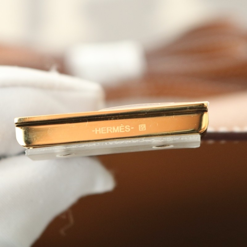 Hermes Constance 19 Mirror C37 Gold Epsom With Ghw
