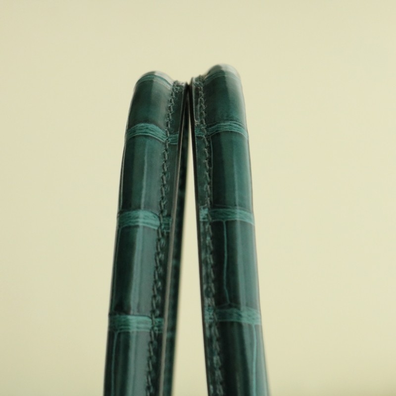 6O Vert Cypress togo and shiny aligator crocodile birkin 30 touch with ghw