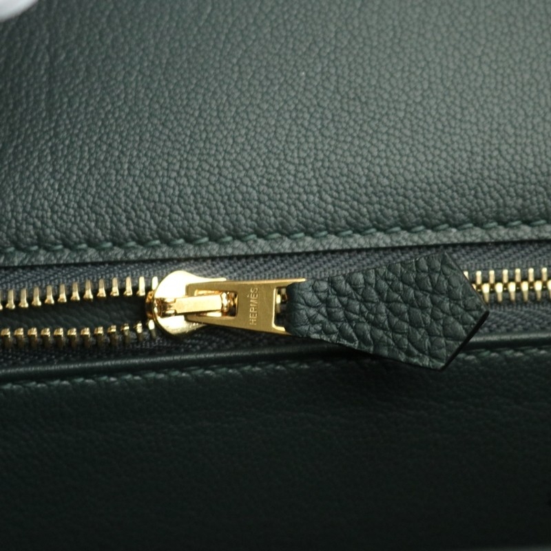 6O Vert Cypress togo and shiny aligator crocodile birkin 30 touch with ghw