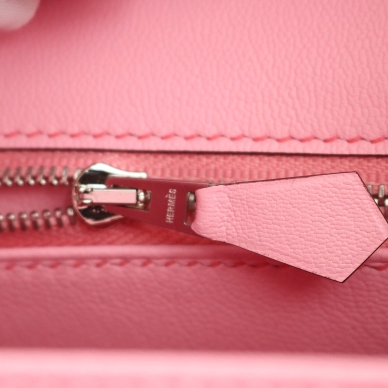 5P Bubblegum ostrich birkin 25 with phw