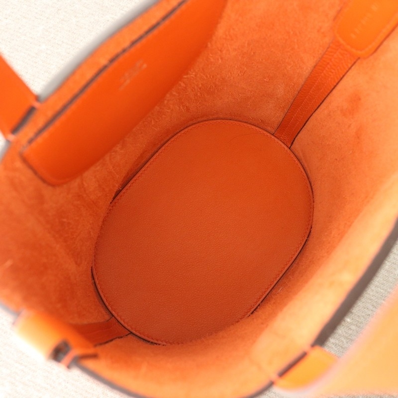 Hermes In The Loop 18 Orange Clemence with phw