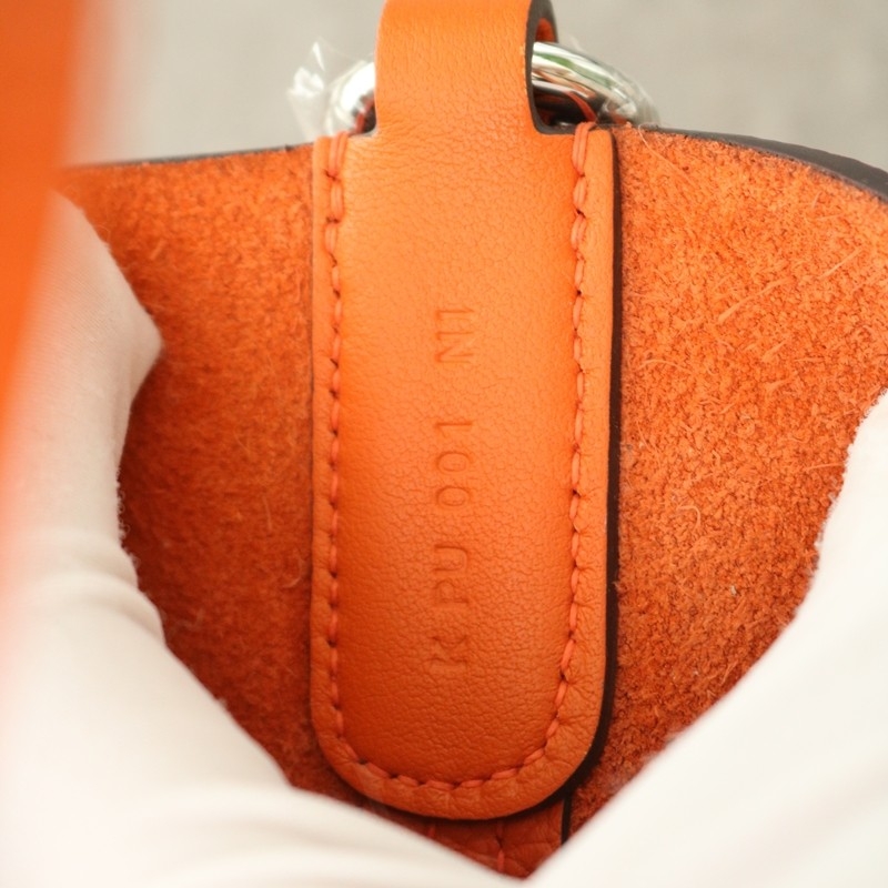Hermes In The Loop 18 Orange Clemence with phw