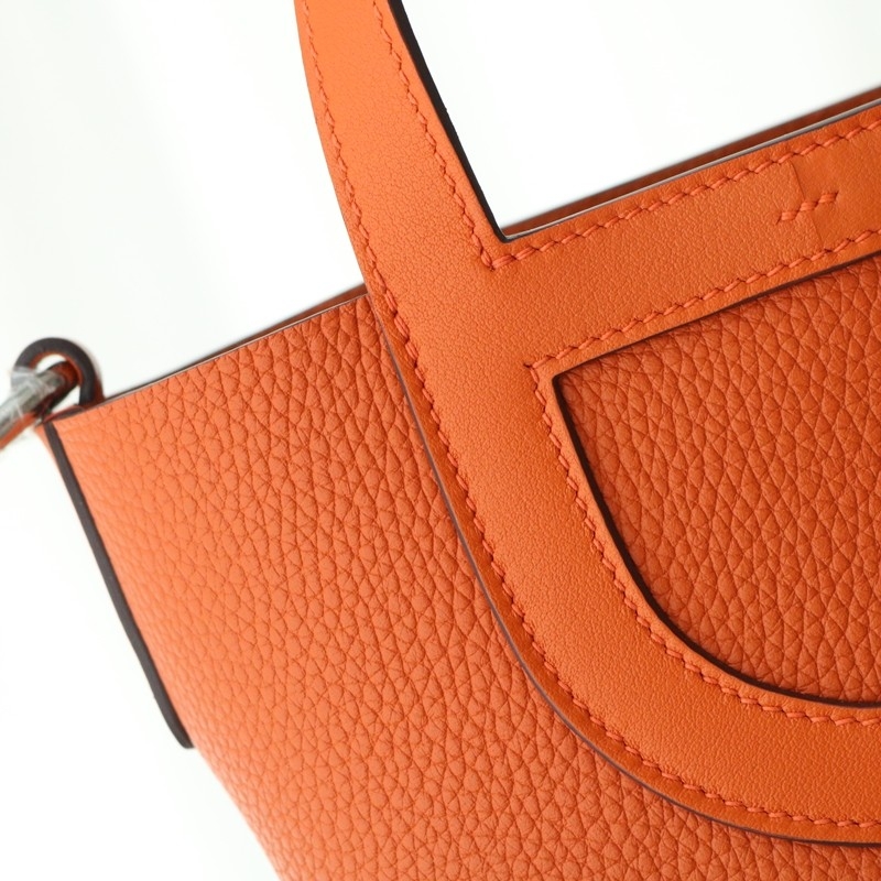 Hermes In The Loop 18 Orange Clemence with phw