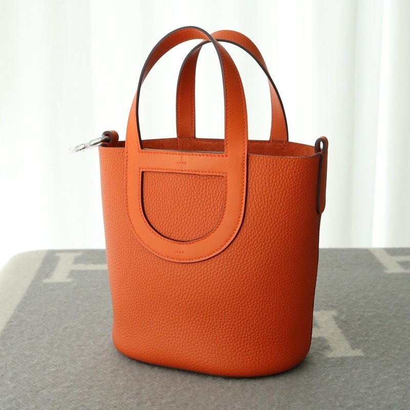 Hermes In The Loop 18 Orange Clemence with phw