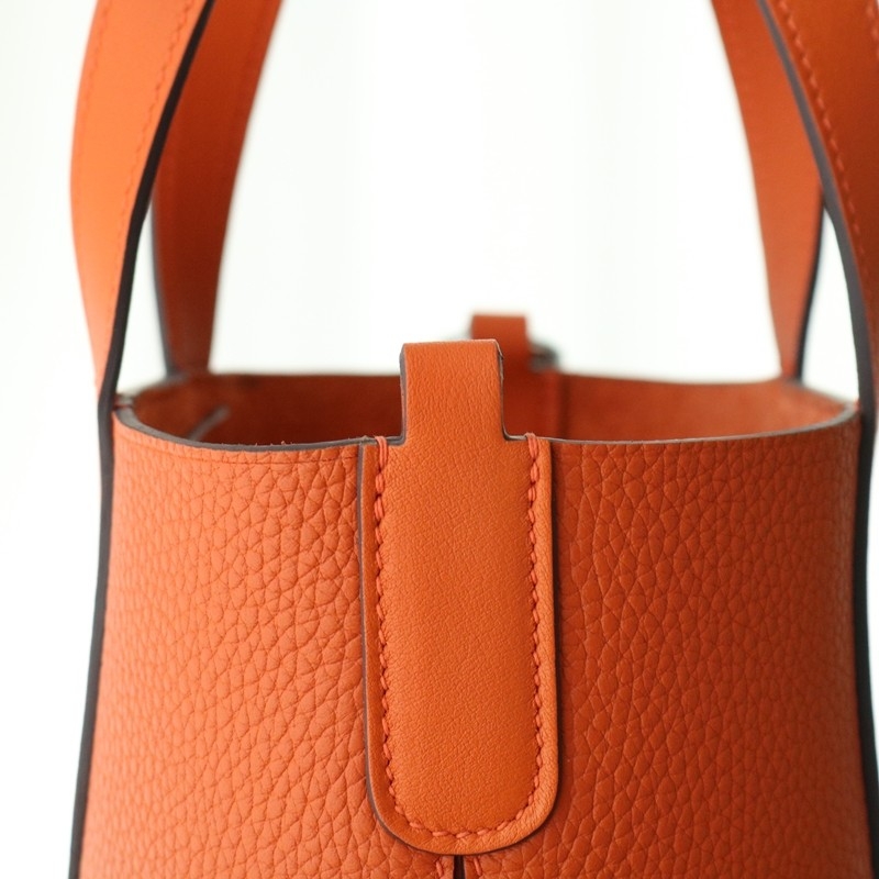 Hermes In The Loop 18 Orange Clemence with phw