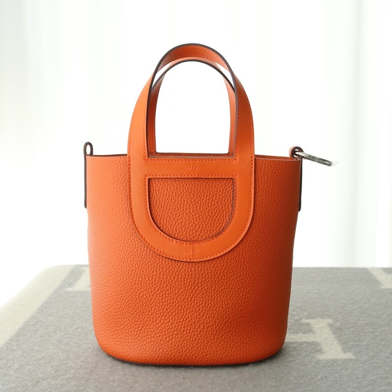 Hermes In The Loop 18 Orange Clemence with phw