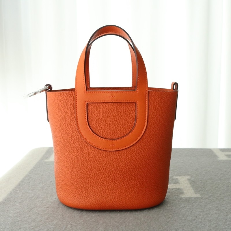 Hermes In The Loop 18 Orange Clemence with phw