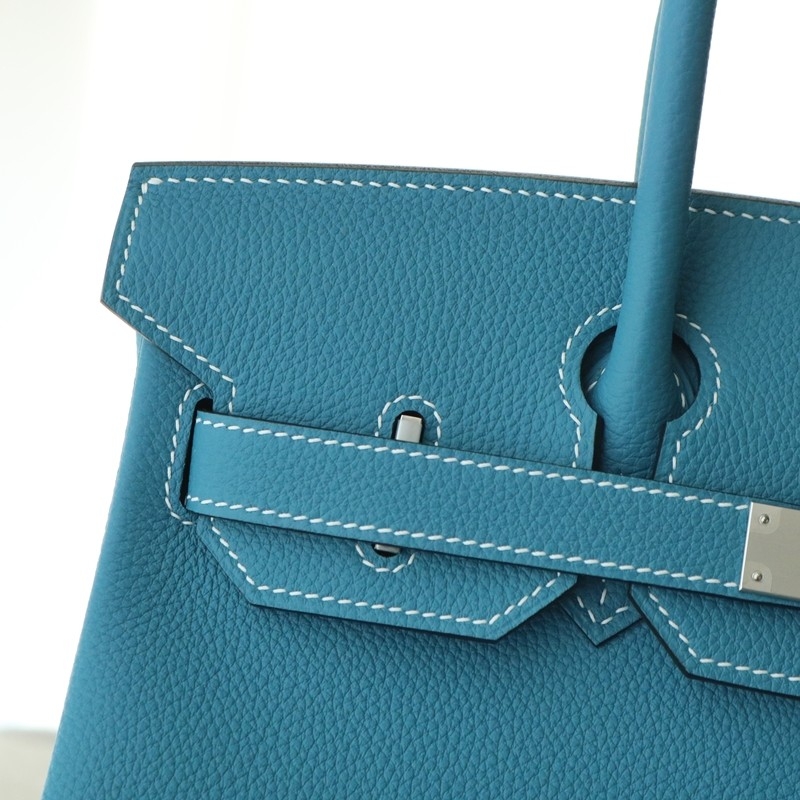 75 Blue Jean togo birkin 30 with PHW