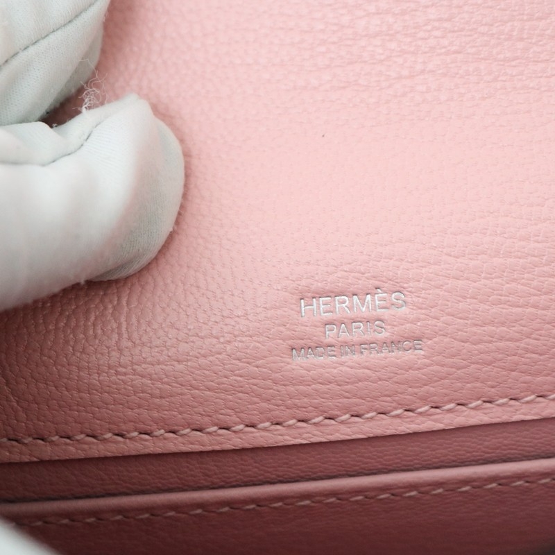 3Q Rose Sakura cherve kelly pochette with phw