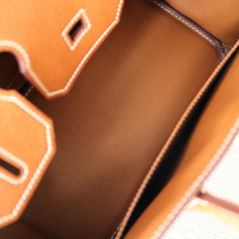 Hermes Shoulder Birkin Light 29 in gold faubourg barenia with gold hardware