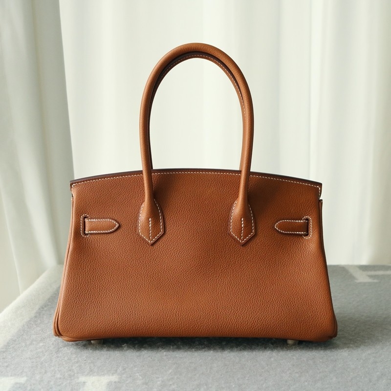 Hermes Shoulder Birkin Light 29 in gold faubourg barenia with gold hardware