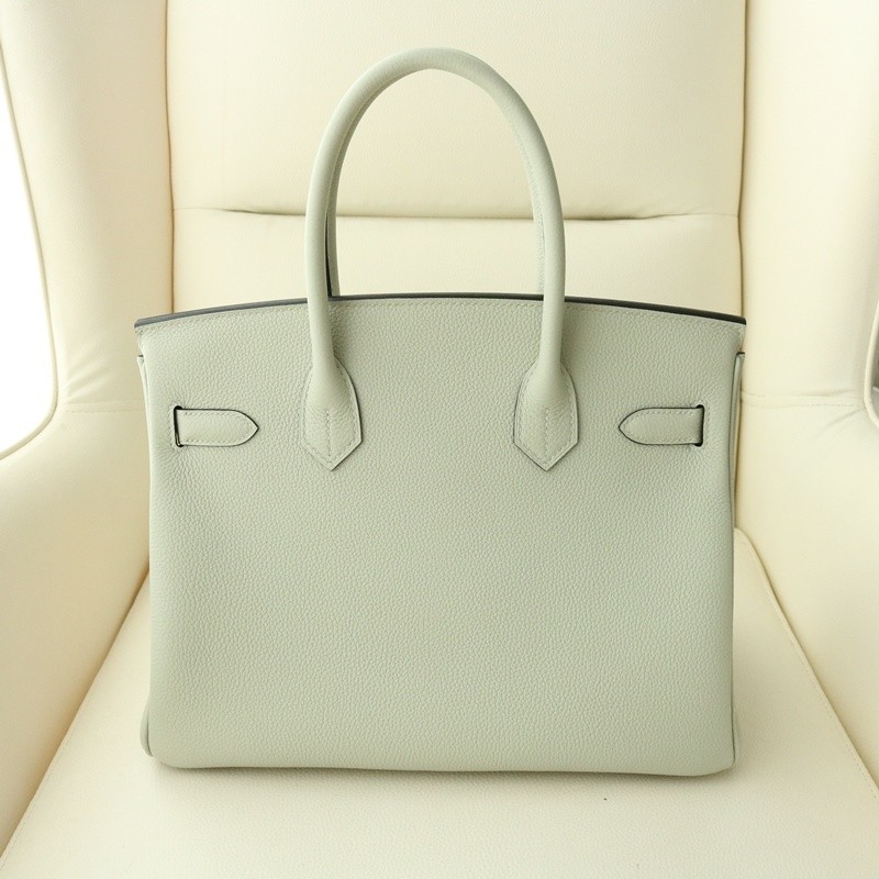 Hermès Birkin30 0W Gris Neve in durable Togo leather with Phw